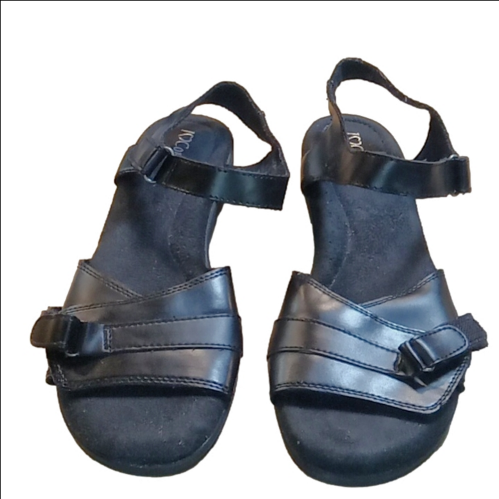 I LOVE COMFORT BLACK SANDALS SIZE 8